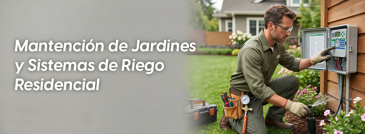 Mantención de Jardines y Sistemas de Riego Residencial